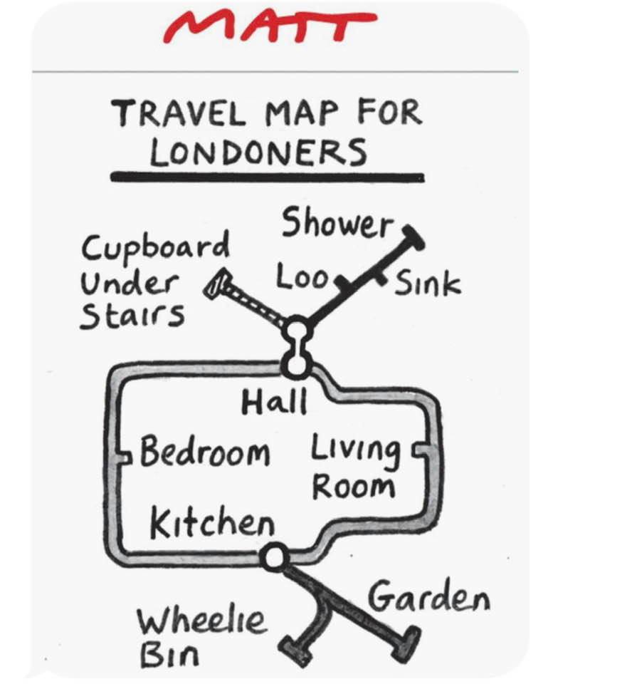 Matt's Travel Map for Londoners